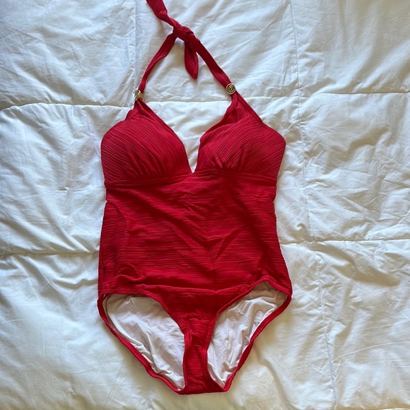 Coco Reef Red Swimsuit - Picture 1 of 5